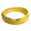 Continental 1/2" x 20' Yellow EPDM Rubber Air Hose, 300 PSI, 1/2" FNPSM x FNPSM HZY05030-20-41
